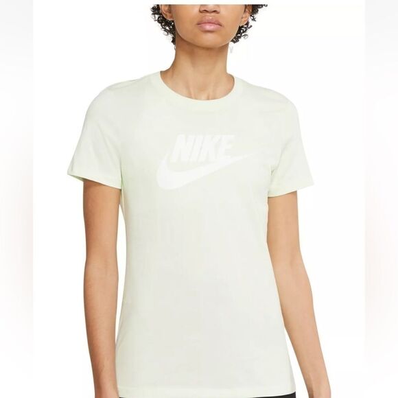 Nike Embroidered Futura Barely Green T-Shirt like ice white - Picture 2 of 8